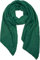 styleBREAKER Damen weicher unifarbener Web Schal in asymmetrischer Form, Winter, Stola 01017118, Farbe:Dunkelgrün