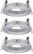 Paulmann 92484 Choose Einbauleuchte Spot starr max. 3x10 Watt Deckeneinbaustrahler Alu gedreht Einbaulampe Alu