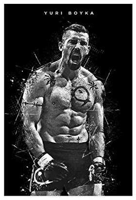 YINGXI Yuri Boyka Poster Boxposter Wand Leinwand Wandkunst Dekor Druck Bild Gemälde für Wohnzimmer Schlafzimmer Dekoration Rahmen: 30 x 45 cm