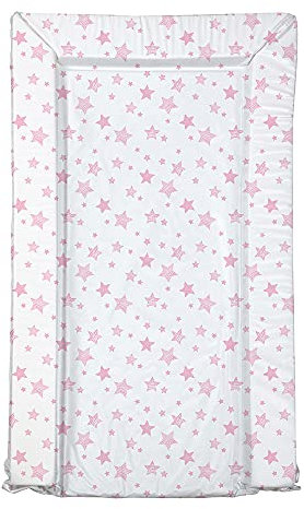 East Coast Nursery Essential Star Matelas à langer Rose 72 x 41 cm