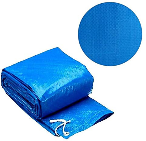 Dkhsy Round Swimming Pool Cover,6ft /8ft /10ft /12ft Solar Pool Cover for Easy Set Up Anti-Dust Rainproof Durable Pool Above Cloth, Easy Set Swimming Pool Cover