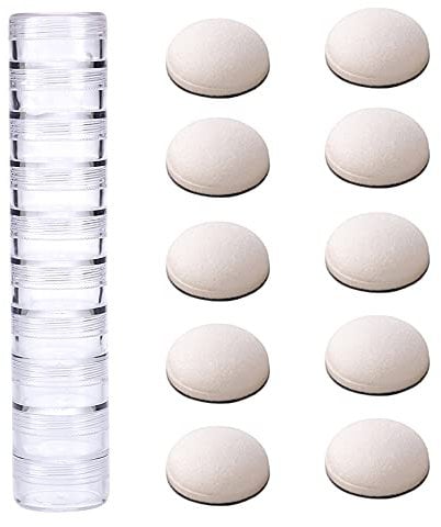CYFUN DESIGN 10 x Mini-Tintenmischwerkzeuge, Schaumstoff-Ersatzschaumstoffe und 10 x schützende Kunststoffabdeckungen für Bastelarbeiten, Scrapbooking, Papierbasteln, Handarbeit, Scrapbooking,