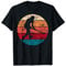 Hockey Retro Feldhockey Spielerin Mit Feldhockeyschläger T-Shirt