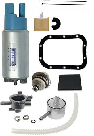 Fuel Pump W/Regulator, Housing & Seal Fits 01-07 Harley Davidson Softail / Deluxe / Fat Boy / Heritage / Night Train / Springer with fuel filter