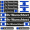 INDIGOS UG Fahrrad Aufkleber Israel - 13 Fahnenaufkleber glatt - Sticker selbst gestalten - Fahrrad - Auto - Motorrad - Namensaufkleber wasserfest personalisiert - Wunschtext
