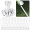 50 Piezas Tensores Elásticos Blanco,Tensor Bola Tensores,Tensor Elastico,Cuerda Elástica para Lonas,Pabellones,Tiendas de Campaña,Camping