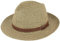 Sombrero de paja Bogarthut Verano Sombrero de sol de 100% papel aplastable especialmente ligero, flexible, agradable a la piel y cómodo, Verde Jaspeado2, XXL