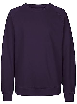 Spirit of Isis Neutral Sweatshirt, 100% Bio-Baumwolle. Fairtrade, Oeko-Tex und Ecolabel Zertifiziert, Textilfarbe: lila, Gr.: 2XL