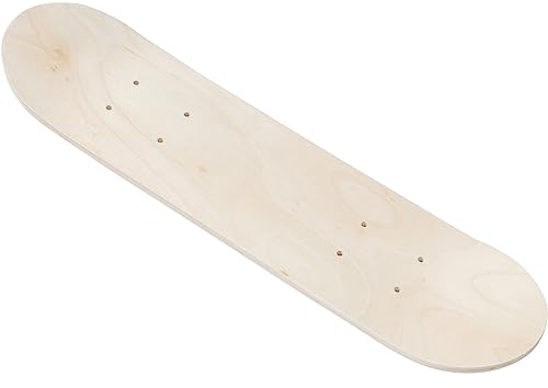 Toddmomy Skateboarddeck Aus Ahornholz Skateboard-Deck Handbemaltes Skateboard Leere Skateboarddecks Holz-Skateboard Einsteiger-Skateboard DIY Leeres Skateboard Mach Es Selbst Graffiti Kind