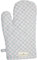 Greengate Ofenhandschuh Gwen Mint mit Blumen Muster Baumwolle Grillhandschuh