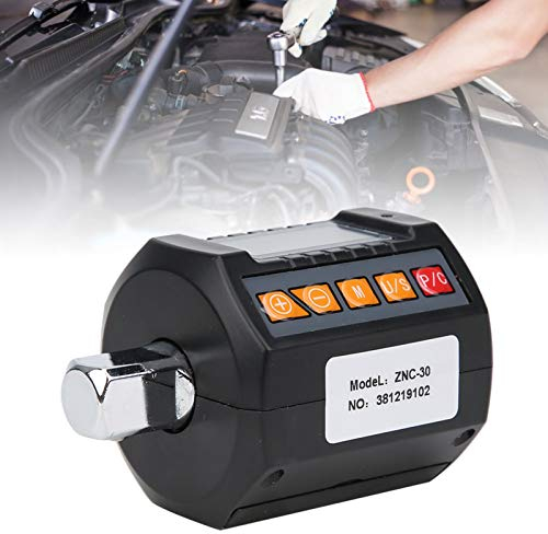 Digitaler Drehmoment-Adapter, Schraubenschlüssel-Adapter, Tragbares Torsionsmessgerät, 1/2 Antrieb, Hohe Genauigkeit, mit 2 X Umwandlungskopf und 1 X Schraubendreher für