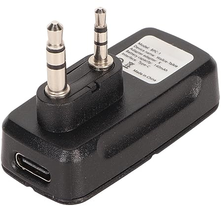 Programador Inalámbrico Walkie Talkie, Adaptador de Programador Inalámbrico Recargable de Radioaficionado Compatible con Aplicación de Teléfono para UV 5R UV 82 BF 888S