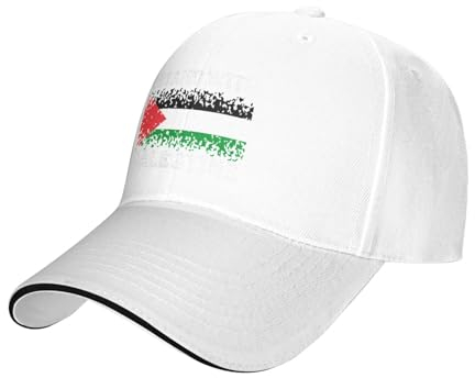 Melbrakin Ich stehe mit Palästina-Hut, freiem Palästina-Hut, Palästina-starkem Hutende, israelischer Besatzungsmütze, Verstellbarer Baseballkappe