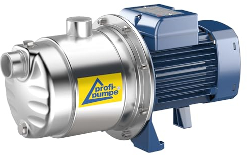 HAUSWASSERWERK HAUSWASSERAUTOMAT SELBSTANSAUGEND KREISELPUMPE PUMPE INNO-TEC 450 Watt LEISE ENERGIESPARSAME EDELSTAHL-Pumpe für Klarwasser Qualität aus EU-FERTIGUNG DAUERLAUF-geeignet