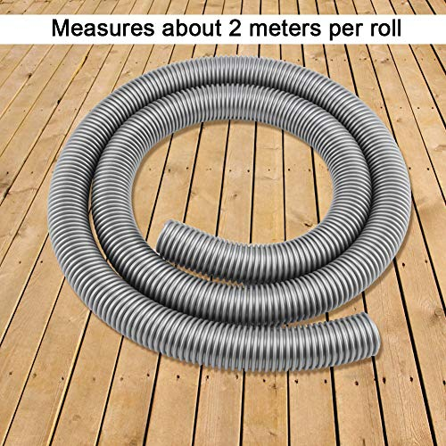 Manguera de Aspiradora EVA: 2M 32mm Interior 39mm Diámetro Exterior Resistente a la Presión Pesada para Uso doméstico. Fuerte Durabilidad Antienvejecimiento Flexible