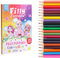 Svitzoot Malbuch mit Stifte Einhorn Malbuch für Mädchen Malbuch Set Malbuch Kinder 60 Tierfiguren mit 24 Buntstifte ab 4 Jahren Geschenk für Mädchen
