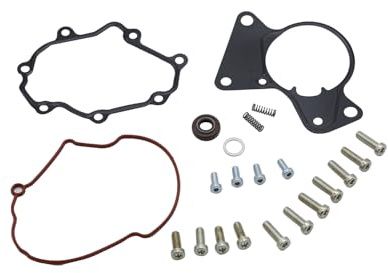 TAKPART Tandem Vacuum Fuel Pump Repair Kit Fuel Vacuum Pump Gaskets Tandem Pump Seals Kit Compatible for VW Touareg Phaeton 2.5TDI 5.0TDI