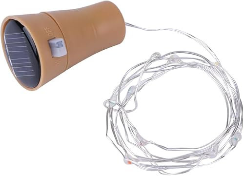 Wine Bottle Light IP44 Waterproof Wire Shape Rod Lamp Solar Bottle Stopper Light String Lamp for Party Wedding Date Indoor-Outdoor String Lights