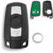 KR55WK49127 Porte-clés de voiture à 3 boutons pour BMW Série 1 3 5 6 Z4 X1 X3 X5 E46 E60 E61 E63 E64 E70 E71 E72 E90 E91 E92 868 MHz ob avec ID4 Porte-clés à 6 puces