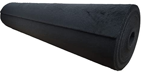 Meterware Autoteppich (Auskleide-Teppich für Fahrzeugboden, Kofferraum, etc), Hit schwarz, Zuschnitt (2m breit, 1m lang)