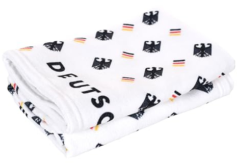 Euroscarves Germany Deutschland Baumwollhandtuch 50 cm x 100 cm