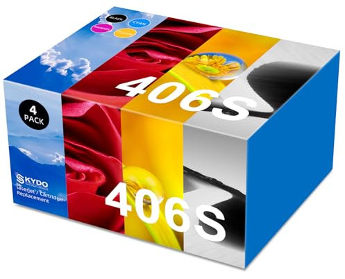 Skydo P406C Toner Kompatibel für Samsung CLT-406S CLT-K406S für Samsung Xpress SL C410W C460FW C460W C463W CLP-360 360N CLP-365 365W CLX-3300 CLX-3305 CLX-3305W (4er-Pack)