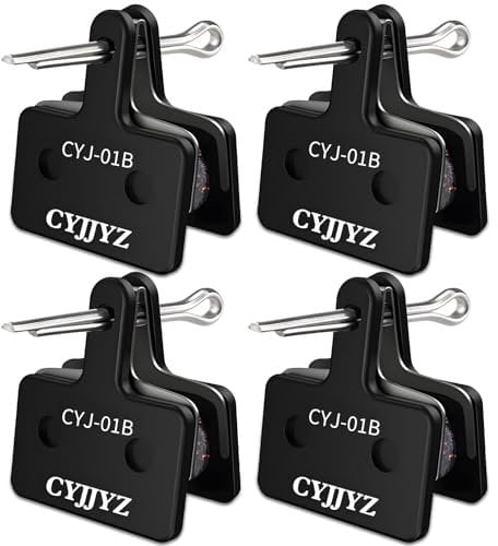CYJJYZ 4 Paia Pastiglie Freno Resina, Pastiglie Freni Bici ad Alte Prestazioni, Pastiglie per Freni a Disco, per M515, M525, C501, M415, M416, M485, M475, M495, M445, M446, M447 e Altro
