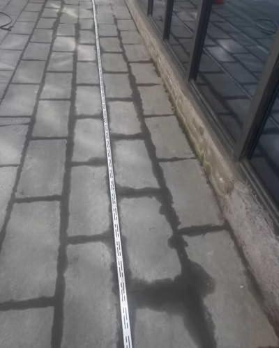 DKRAHRJJ Entwässerungsrinne, Edelstahl-Bodenablauf-Set, Schmales Rinnengitter, Rinnenabdeckung, Regenrinne Für Den Außenbereich