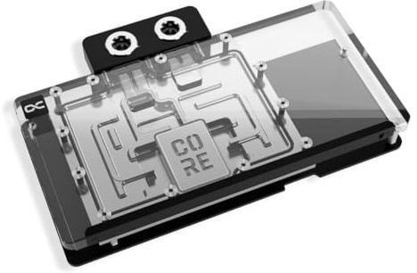 Alphacool Core RX 9070 XT Aorus Elite GPU Water Block with Backplate