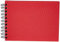Rössler Papier 1329452360 - S.O.H.O. Wire-O Fotoalbum 195 x 145 mm, 40 schwarze Seiten, Rot, 1 Stück