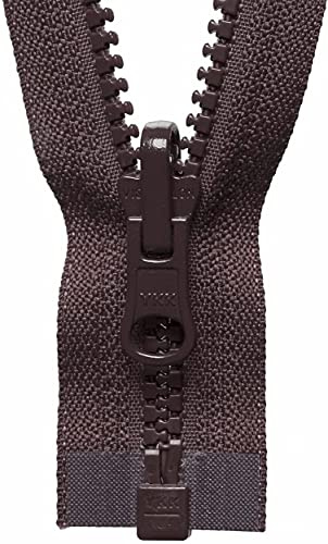 YKK Reversible Zip, No. 570 Brown, 61 cm Length