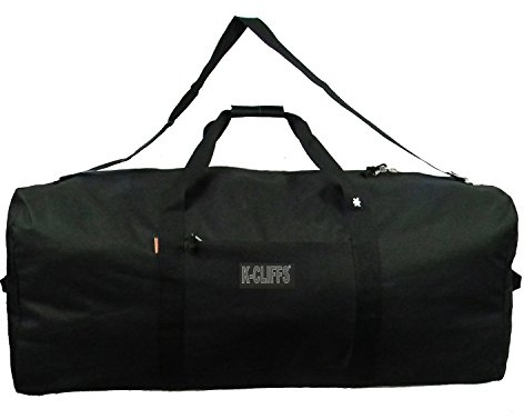 Heavy Duty Cargo Duffel Große Sport Gear Drum Set Ausrüstung Hardware Reisetasche Rooftop Rack Tasche, Schwarz, Basic