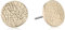 Pilgrim Jewelry Damen-Ohrstecker Messing Ear post 1.0 cm Vergoldet 281346043
