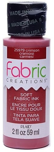 Fabric Creations Fabric Ink in Assorted Colors (2-Ounce), Crimson