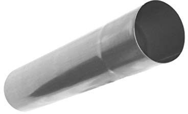 Regenablaufrohr Titanzink 1 Meter Stück in den Größen 60, 76, 80, 87 und 100 mm (76 mm)