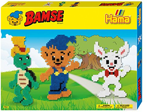 Hama 7941 - Geschenkpackung Tino Tatz, ca. 4000 Bügelperlen, 2 Stiftplatten und Zubehör, bunt