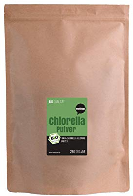 Wohltuer Bio Chlorella Pulver 250g in Rohkostqualität + 100% ohne jegliche Zusätze mit Laboranalyse (DE-ÖKO-006)