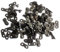 HURI 50 x Verbindungsglieder + Nieten 3/8 1,3mm für Motorsäge Sägekette kettensäge Kette