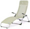 fiam Samba sonnenliege Wippschalter Art. 045TXBIBE Struktur Aluminium und Textilene weiß/beige
