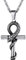 PROSTEEL Schlange Ankh Kreuz Anhänger Halskette Edelstahl Nilschlüssel Altägyptischer Schmuck für Männer Frauen