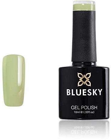 Bluesky Gel Nail Polish, Glow in the Dark, All Of The Lights, Glowing 14, Green, Halloween, Long Lasting, Chip Resistant, 10 ml (Requires Drying Under UV LED Lamp)