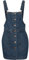 Urban Classics Ladies Denim Dungarees Dress Gonna, Blu (Ocean Blue 00830), 40 (Taglia Produttore: X-Small) Donna