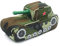 XWGlory Tank Shaped Pencil Box with Lock Stationery Pencil Case Large Capacity Pen Bag Pouch Storage Box Students School Supplies Green