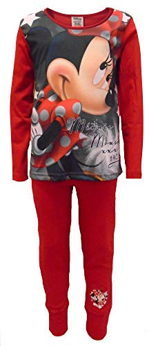 Disney Minnie Mouse 1928 Girls Pyjamas 7-8 Years Red