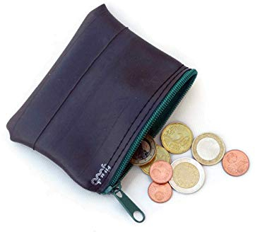 Geldbeutel, Geldbörse, Kopfhörertasche - Geschenk für Fahrradfahrer (Fahrradschlauch upcycling)