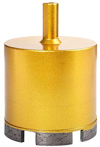 KATUR 65mm Dia Sega a tazza diamantata Punta per carotaggio diamantata, Sega a tazza per muratura Fresa a tazza per gres porcellanato per marmo, vetro, ardesia, ceramica, granito