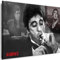 Myartstyle - Bilder Scarface 100 x 70 cm Leinwandbilder XXL - 1 Teilige Wandbilder Film Popular Movies Kunstdrucke w-P-2020-111