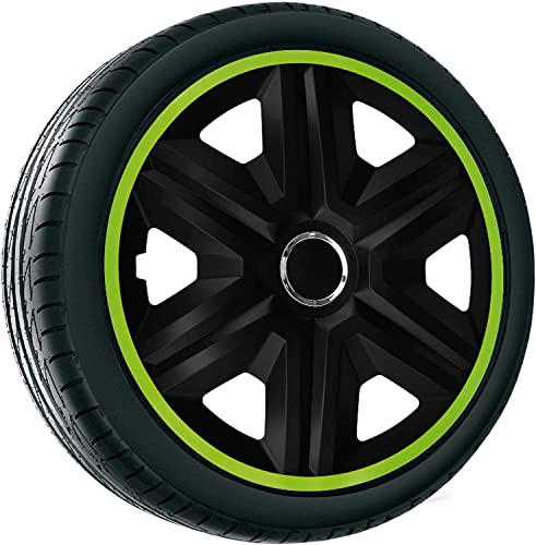 NRM Radzierblende Fast LUX grün 14 Zoll 4er Set