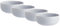 BUTLERS Schüssel 600ml 4er Set Suppenteller CASA NOVA Steinzeug Geschirr Suppenschüssel | Bowl Salatschale Teller tief | Skandi-Design reaktive Glasur | Mikrowellen- & spülmaschinenfest