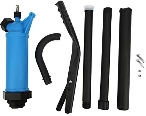 Cocoarm Lever Action Barrel Pump, Manual Oil Transfer Hand Operated Extractor, 40-60L/min Flow Rate, with Removable Nozzle for Fuel Liquids